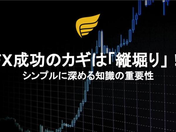 FX成功のカギは「縦堀り」！シンプルに深める知識の重要性